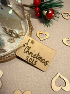 Couples Christmas Personalised Light-Up Dome (Add Your Photo)