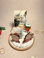 Cat’s First Christmas Personalised Light-Up Dome (Add Your Photo)