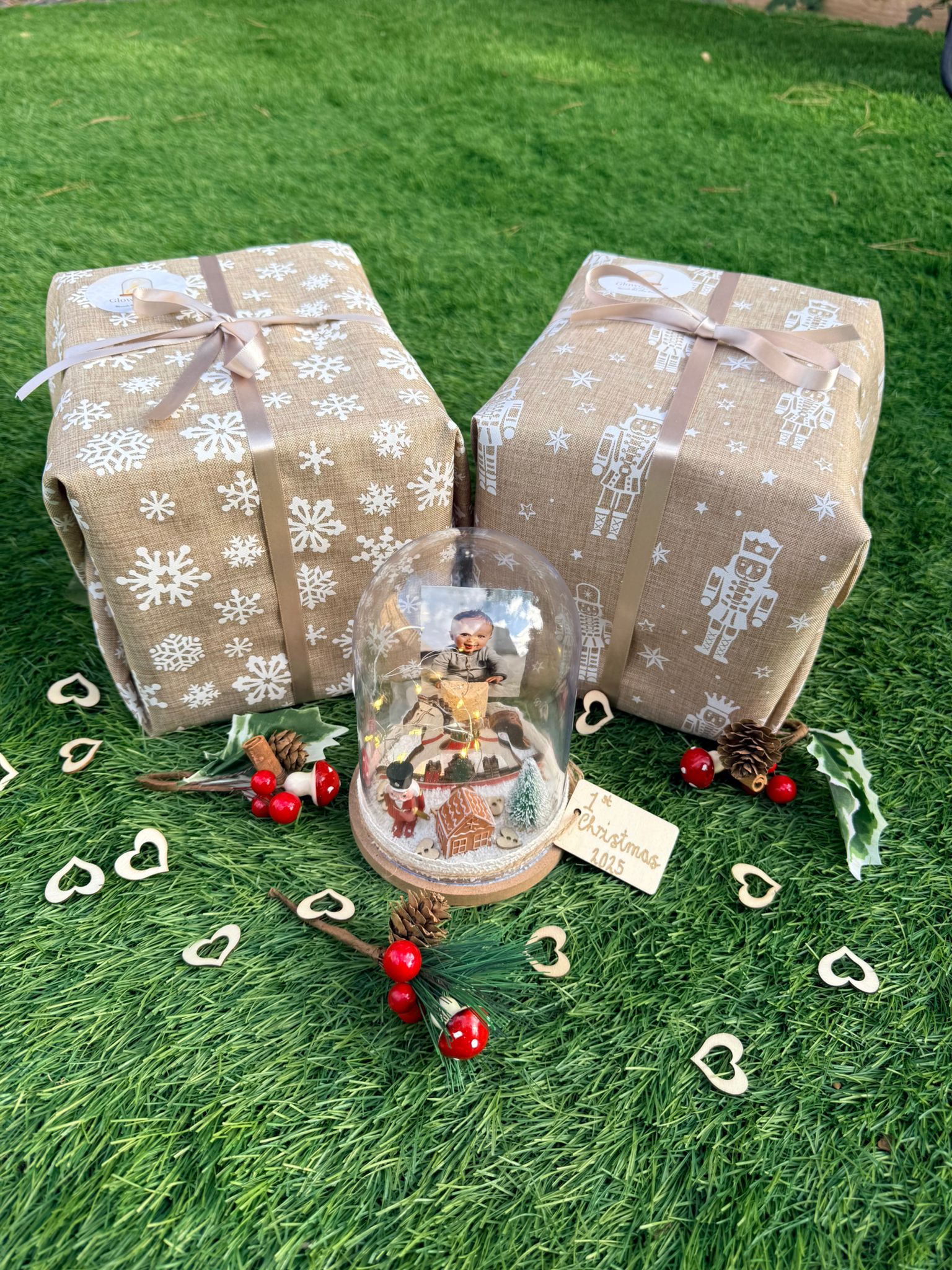 In Loving Memory Christmas Light-Up Dome Keepsake (Add Your Photo)